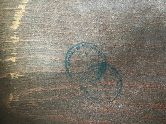 Image 1 of Set di 3 sedie da caffè Thonet originali con sgabello abbinato