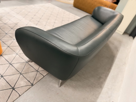 Leolux Flint 3.5-seater Sofa Raffino Turtle leather, 3-5 seaters, Green (photo 7 of 11)