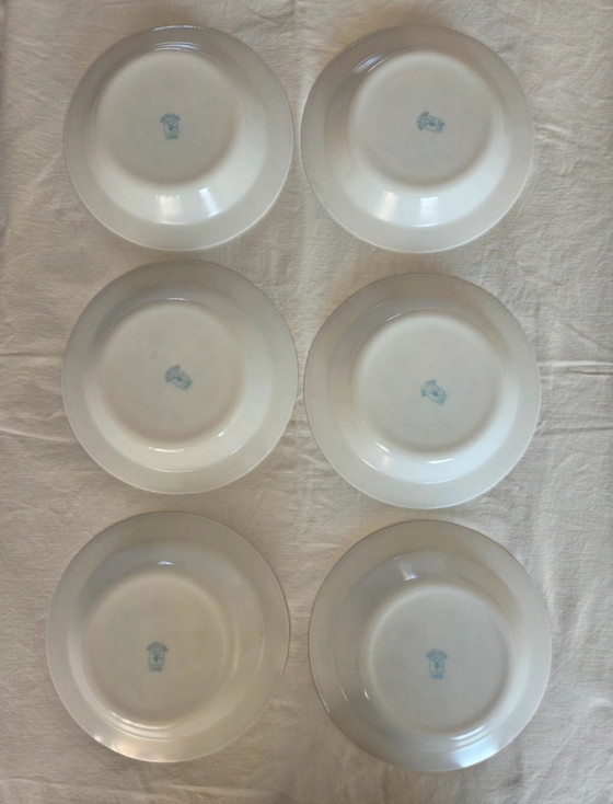 12-Piece Plates (6 + 6), Opal Glass/Milk Glass – Arcopal France, Crockery, Porcelain (photo 7 of 9)