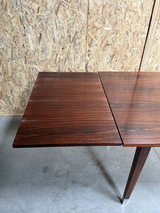 Image 1 of Scandinavische vintage uitschuifbare eettafel uit 1960