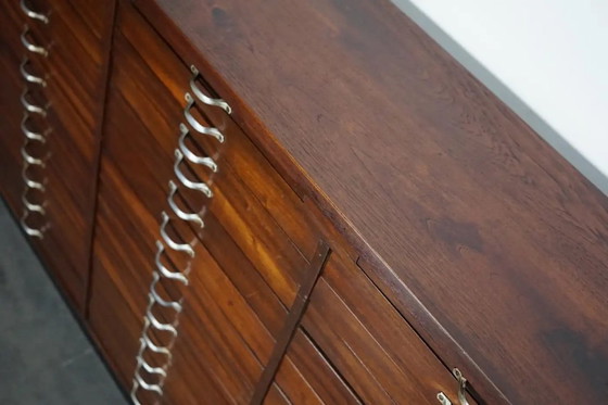 Image 1 of Mobiletto vintage da gioielliere/orologiaio in mogano olandese, circa 1930