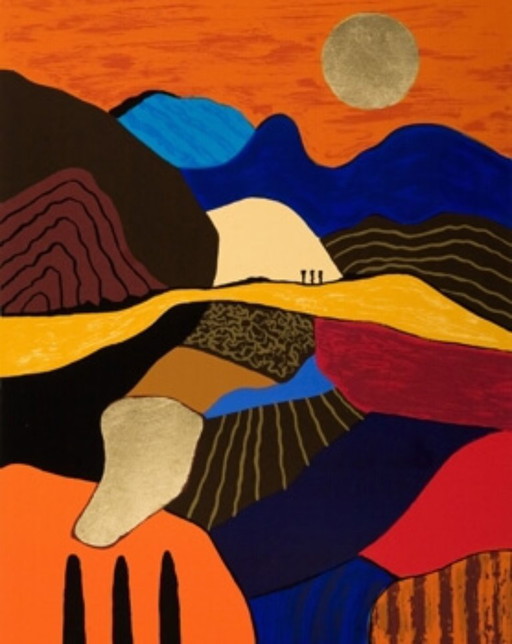 Ronald Boonacker ---Color screen printing--Via Flaminia