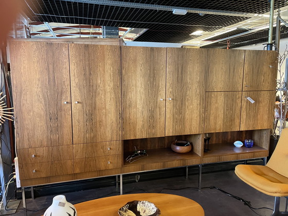 Image 1 of Vintage cabinet/highboard in rosewood in the style of Franz Farke