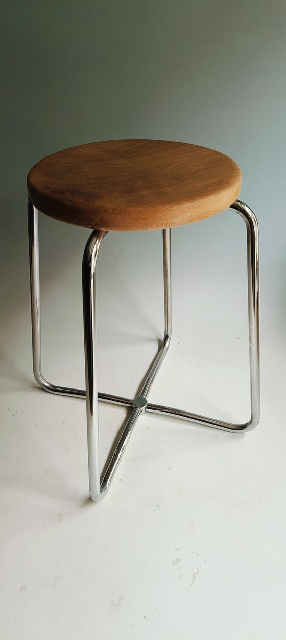 Image 1 of Cadre tubulaire chromé W.H. Gispen Bauhaus des années 1930, très rare