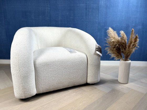 Image 1 of Riviera Maison - Poltrona Vittorio girevole, Semplicemente bianco