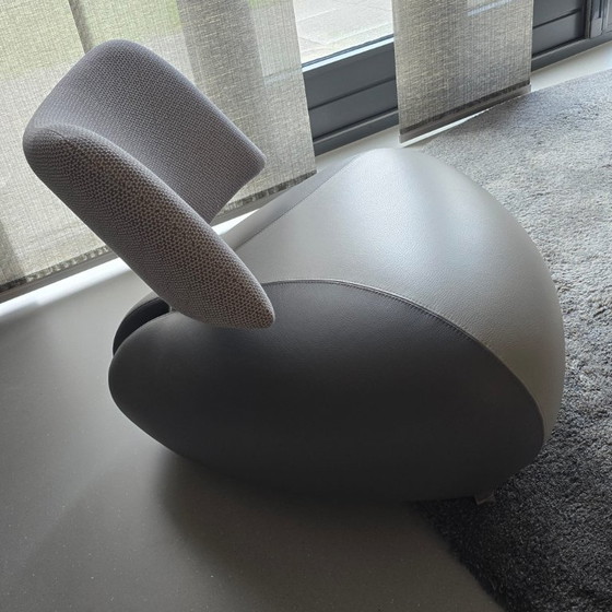 Image 1 of Leolux Pallone armchair – fabric & leather