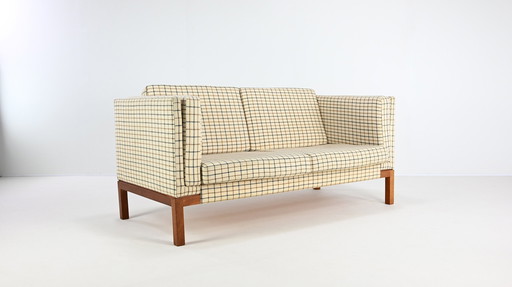 Vintage sofa, Wool Upholstery and Teak. Denmark, C.1960