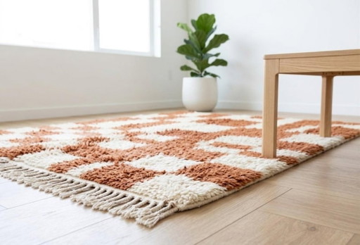 Tapis Marocain Berbère En Laine 250cmx150cm – vloerkleden en tapijten, Cotton (photo 2 of 8)