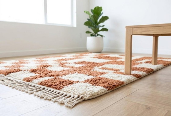 Tapis Marocain Berbère En Laine 250cmx150cm – Alfombras, Cotton (photo 2 of 8)