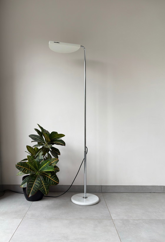 Image 1 of Vintage Mezzaluna Floor lamp Bruno Gecchelin
