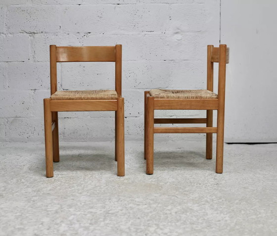 Image 1 of 2x Stühle mit Strohhalm