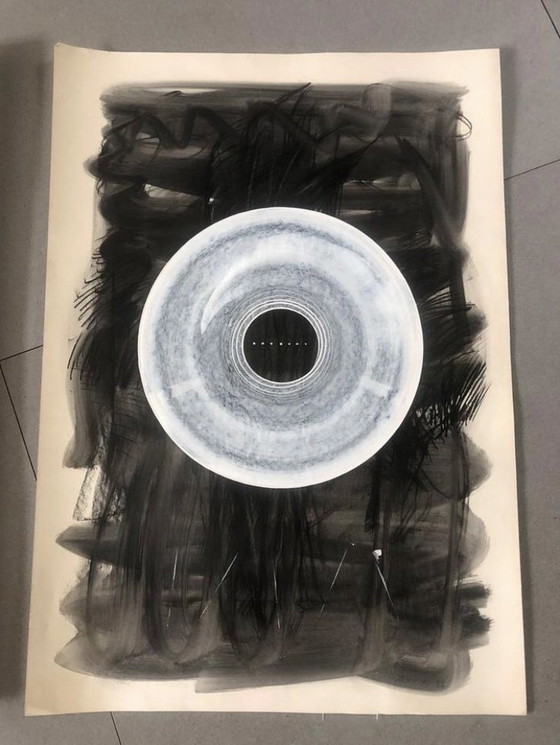 Image 1 of Serie di 4 originali vintage anni '80, opere di Marek Janicki