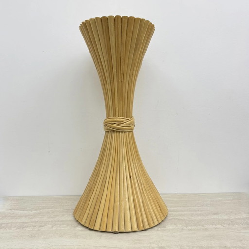 Vintage Sheaf of Wheat sokkel plantentafel van McGuire, jaren 70