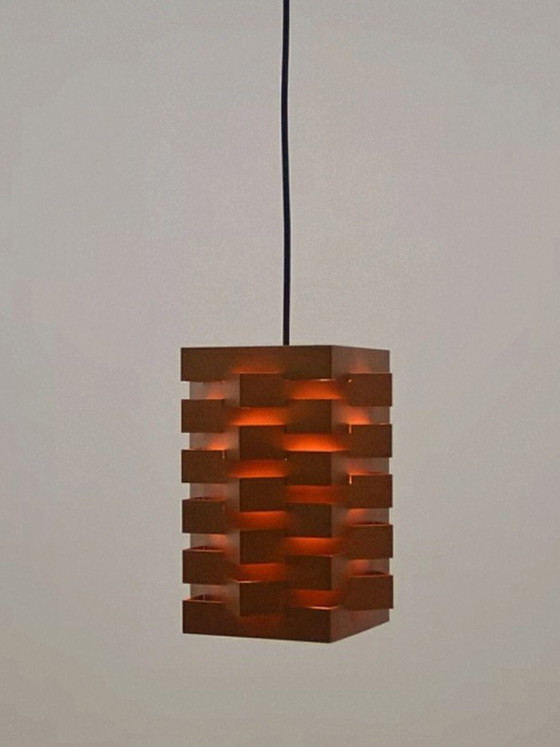 Mid-Century 'Oktav' Lamp – Nordisk Solar Compagni, Hanglampen, Metal, Copper (photo 3 of 5)