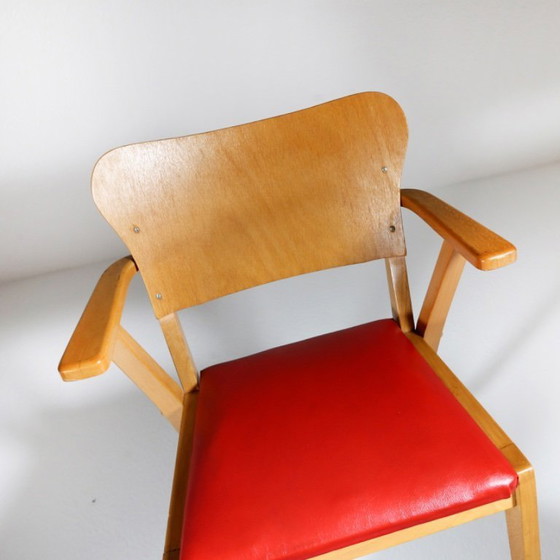 Image 1 of ❤️Seminarvoorzitter Hellerau Cultureel Meubel Selman Selmanagić GDR Midcentury Bauhaus