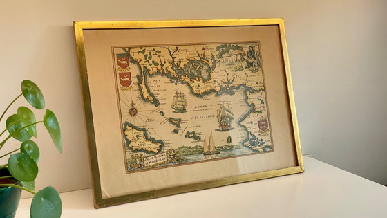 Image 1 of Vintage Atlantic OCEAN GOLD SCHEDA PIEGATA