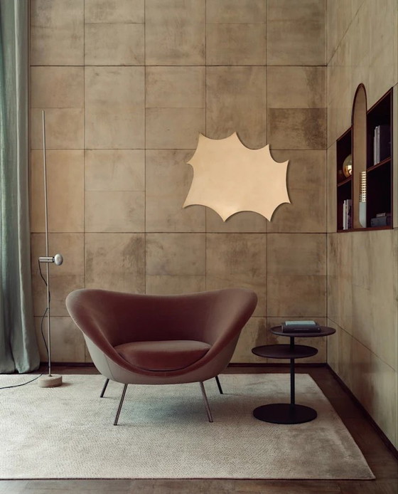 Very beautiful D.154.2 Armchair by architect Gio Ponti, Molteni&C – Velvet, Leather (photo 13 of 15)