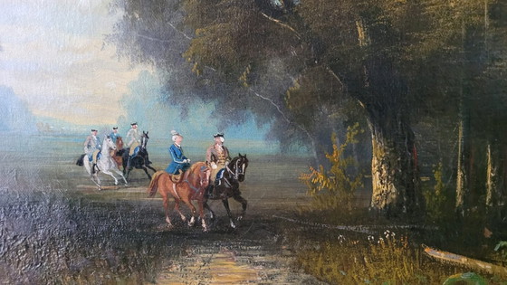 Image 1 of Dipinto di Lion Schulman (1851-1943), Scuola Larense