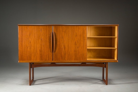 Image 1 of  Deens Teakhouten Dressoir van Arne Vodder voor Vamo Sønderborg, jaren 60