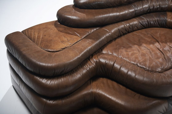 Image 1 of Perfekt patiniertes Sofa DS-1025 Terrazza Landscape von Ubald Klug - De Sede Swiss