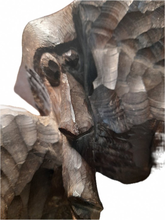 Makonde Shetani Beeld – Beeldhouwkunst, Wood (photo 9 of 11)
