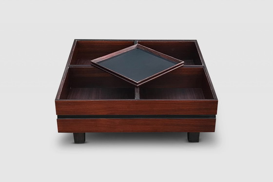 Image 1 of Table basse à compartiments par Carlo Hauner pour Forma Italie 1960s