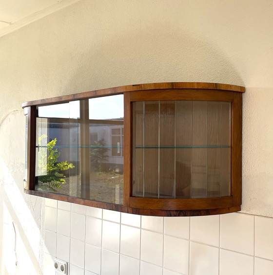 Image 1 of Vetrina sospesa, mobiletto unico in stile art déco 