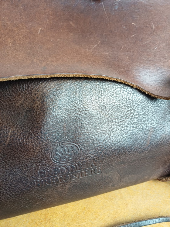 Sac à fermoir marron de Fred De La Bretoniere – Sacs a bandouliere, Calfskin (photo 2 of 8)