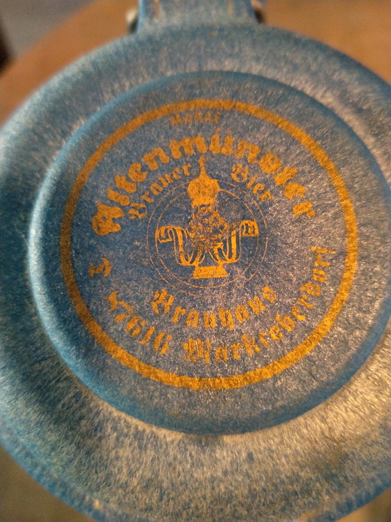 Image 1 of Two Maas beer large storage mugs. 25 years old