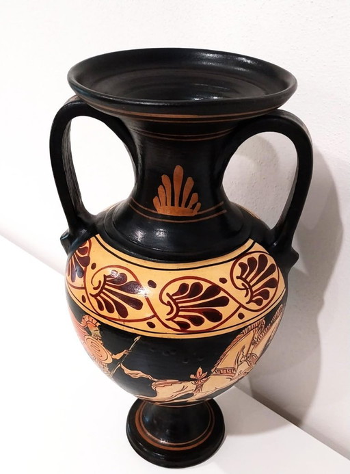 Large hand-painted Greek style amphora - Limited edition IM3R 7/10Julklapp,Christmasgift