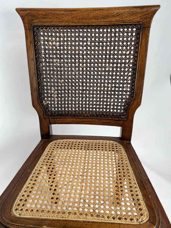 Image 1 of Antique early 20th-century rattan chairs
