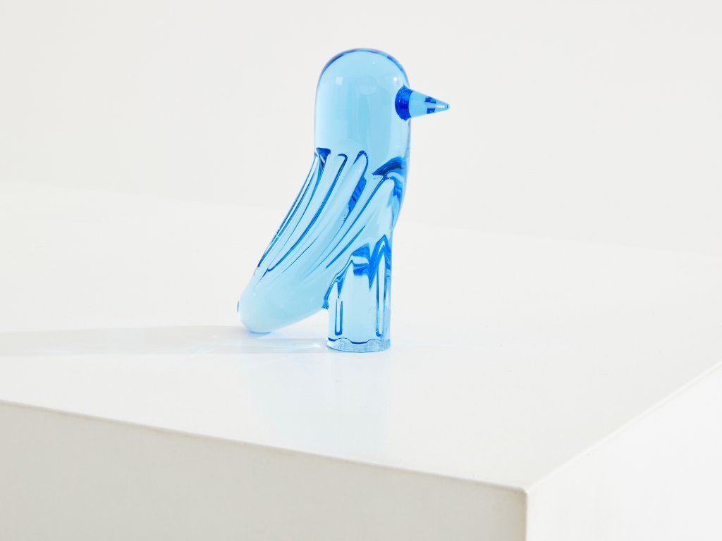 Jaime Hayon for Baccarat Faunacrystopolis light blue crystal bird