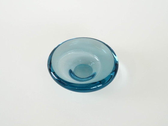 Image 1 of Glazen schaal, Deens ontwerp, jaren 60, fabrikant: Holmegaard, ontwerper: Per Lütken