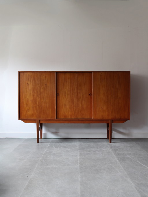 Vintage Danish highboard in teak 