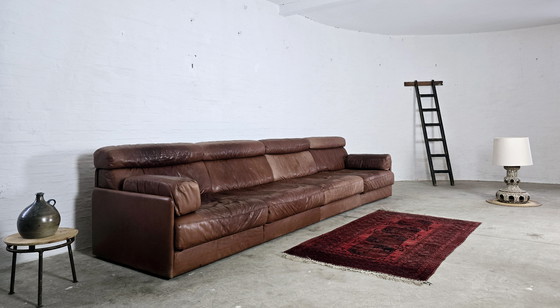 Image 1 of De Sede Ds 77 Sofa Daybed Modulaire Sofa Vintage jaren 60 70 Loft Studio Zitgroep
