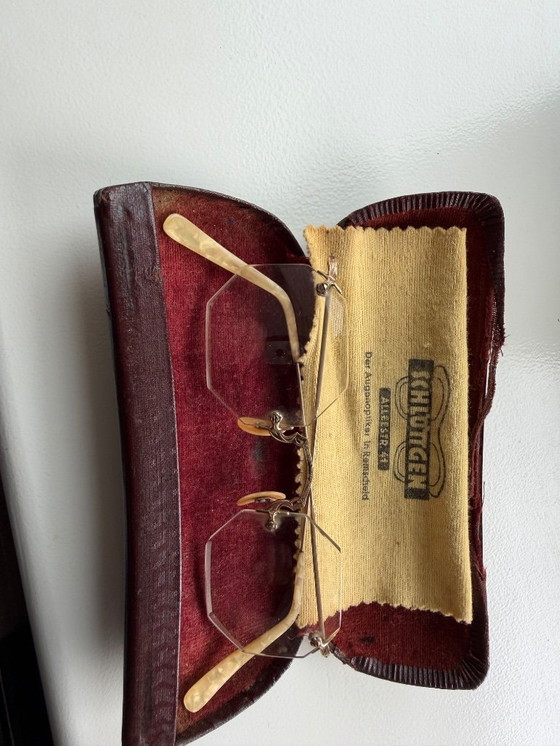 Image 1 of Vintage brilletje. 1/10 12K GF GOLD