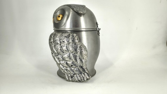 Image 1 of Owl shaped ice bucket Made In Italy 1960s