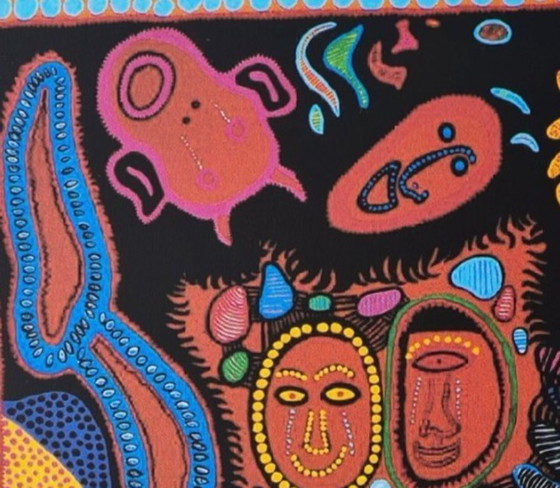 Image 1 of D'après Yayoi Kusama, Moi qui pleure..., Lithographie, années 1990