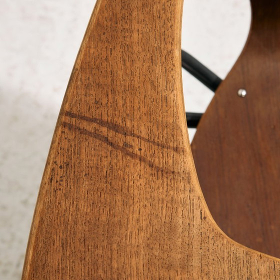 Image 1 of MK11023 Teak chair with writing tablet