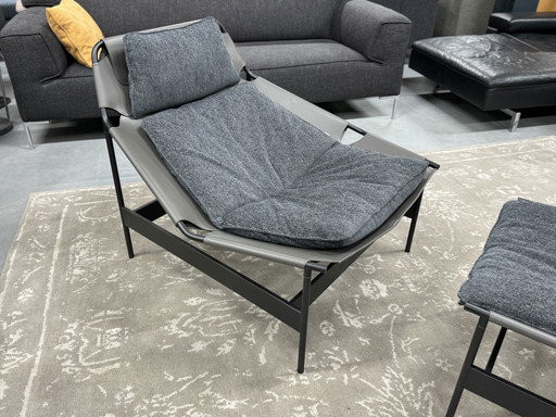 Rolf Benz Jack 565 Fauteuil avec Hocker
