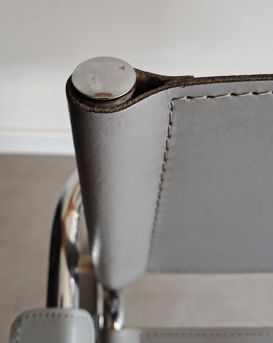 1x Slede Stoel S34 – Stoelen / fauteuils, Leather, Metal (photo 9 of 15)