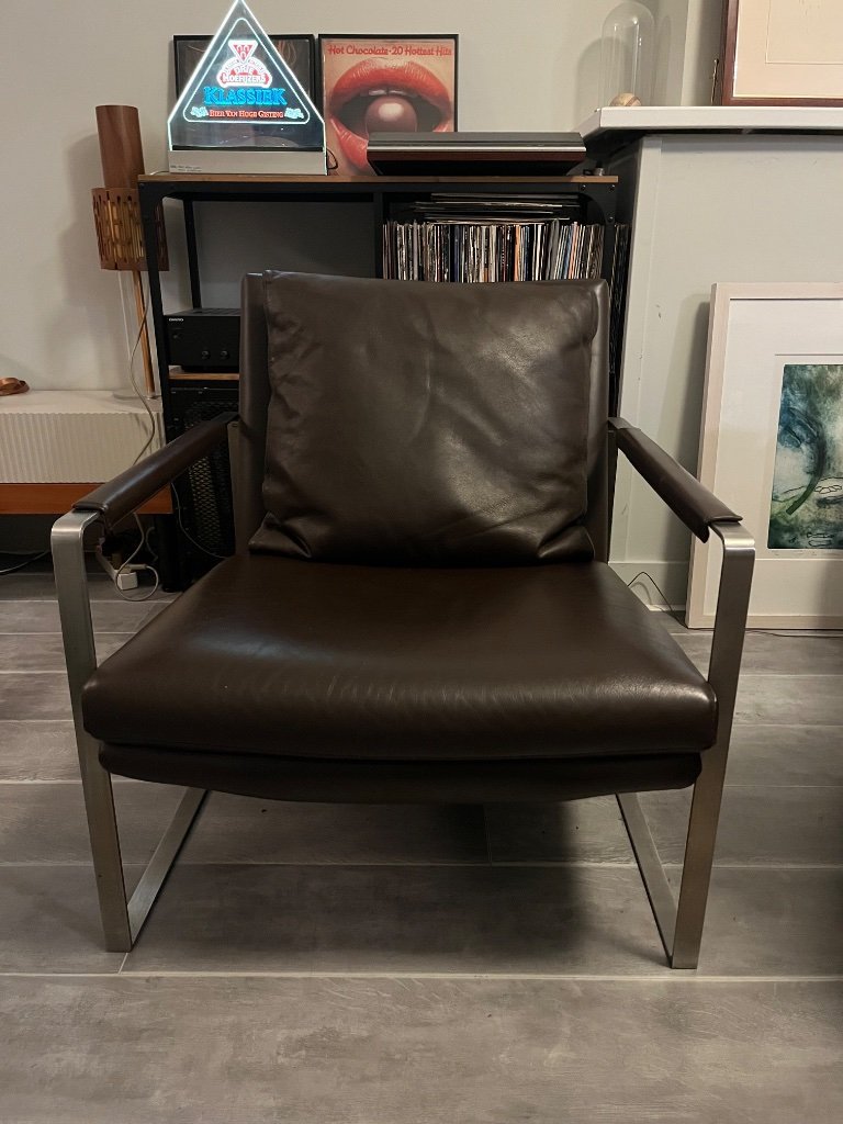 Sillón de cuero Soho Concept