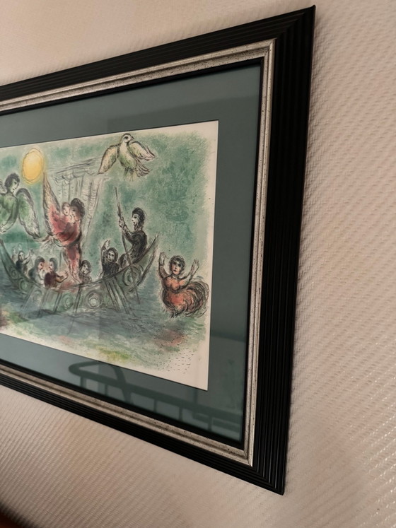 Marc Chagall, „The Sirens“ (Les Sirènes), High-Quality Graphic Edition,, Lithographs & prints, Glass, Wood (photo 7 of 7)