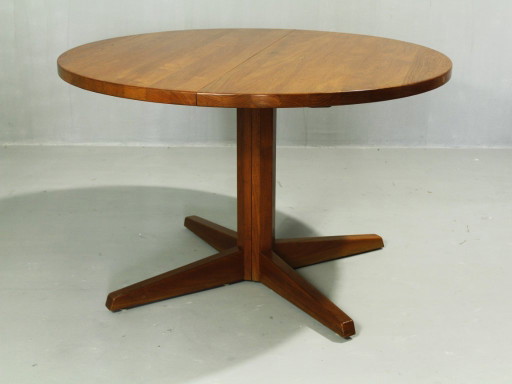 Danish Teak Extendable Dining Table, 1980s