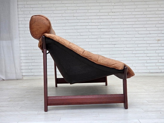 Image 1 of Anni '70, design norvegese di Jan Erik Lindgren, divano a due posti modello "Amazon".