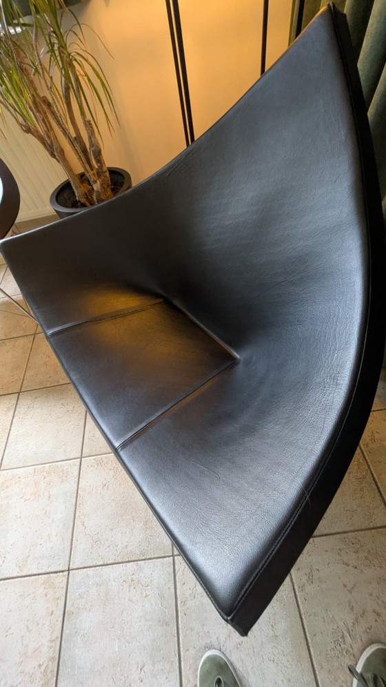 Set di 2 Poltrone Vitra Coconut originali – George Nelson (2001) – Condizioni assolute perfette – Leather (photo 4 of 8)