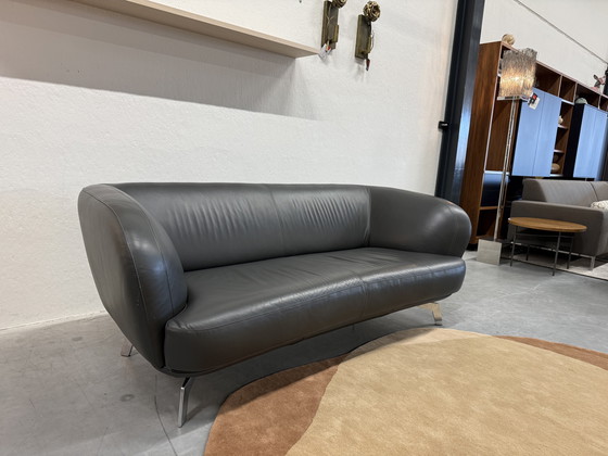 Image 1 of Leolux Flint Sofa, 2,5-Sitzer, Senso Grau Leder