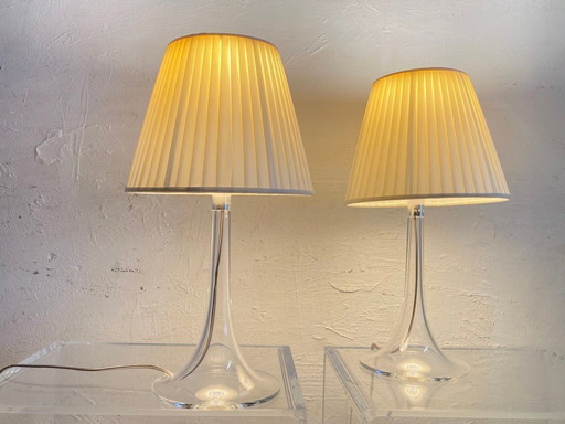 2 table lamps Flos Miss K Soft Design Philippe Starck