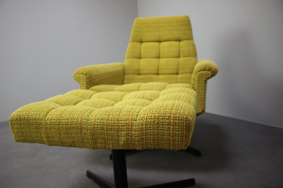 Image 1 of Mid Century Sesselpaar Tabouret von Morávek a Munzar, 1968er, CZSK