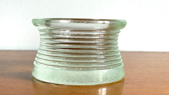 Image 1 of Vintage Glass Paperweight Trinket Tray
